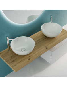 Keramiskā izlietne 37.5x16cm 4131, BARI - 1 2