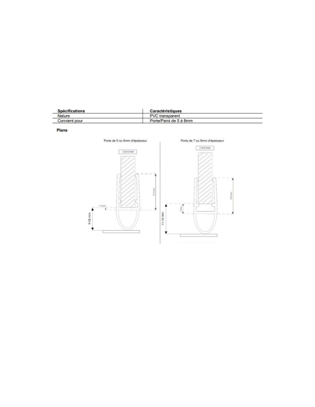 GEB Guma dušo durims vertikalios 5/8mm, 2m - 2 GEB Guma dušo durims vertikalios 5/8mm, 2m - 2