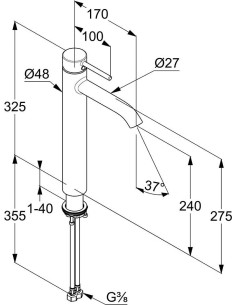 Кран керамической раковины 382860576 - 6 2