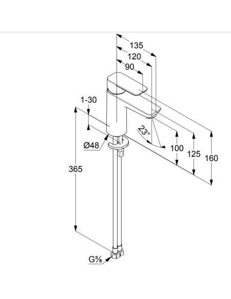 Кран керамической раковины 402920575 - 1 Кран керамической раковины 402920575 - 1