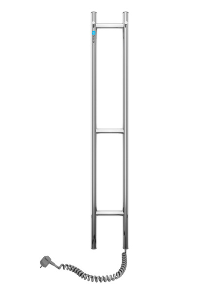 Stainless Steel Electric Towel Rail SILOUETTE 160x1000 right Stainless Steel Electric Towel Rail SILOUETTE 160x1000 right