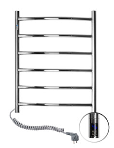 Stainless Steel Electric Towel Railr CAMELLIA Sensor 480x600 left