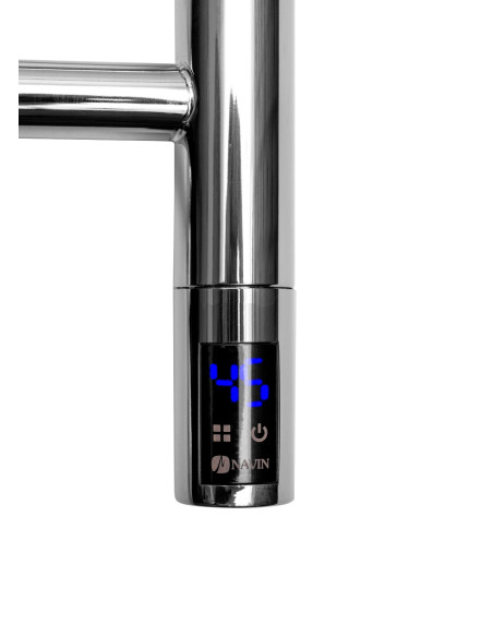 Stainless Steel Electric Towel Railr CAMELLIA Sensor 480x600 left