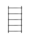 Stainless Steel Heated Towel Rail RETRO 500x1000