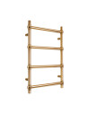 Stainless Steel Heated Towel Rail GOLD RETRO 500x800
