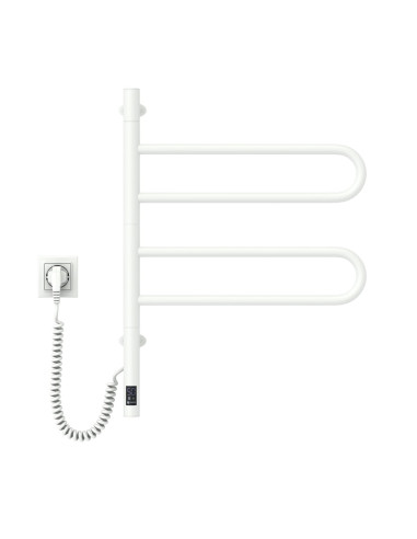 Electric Towel Rail WHITE FOUETTE Sensor 480х600