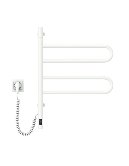 Electric Towel Rail WHITE FOUETTE Sensor 480х600 Electric Towel Rail WHITE FOUETTE Sensor 480х600