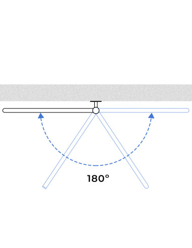 Electric Towel Rail WHITE FOUETTE Sensor 480х600