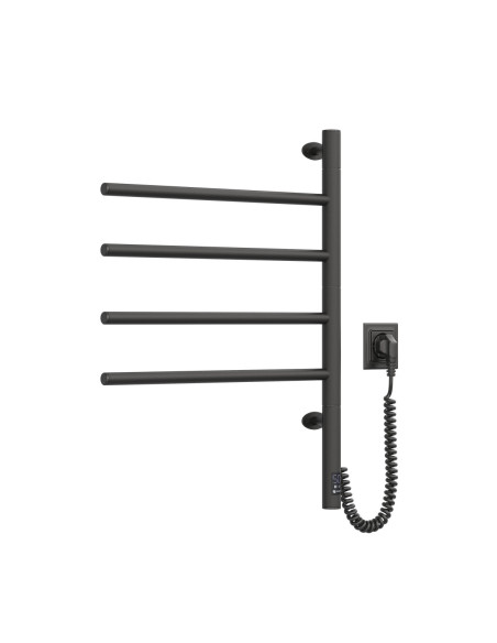 Electric Towel Rail BLACK ARABESQUE 480х600 Sensor Electric Towel Rail BLACK ARABESQUE 480х600 Sensor