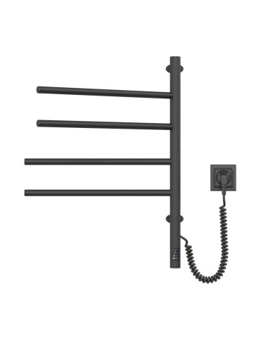 Electric Towel Rail BLACK ARABESQUE 480х600 Sensor