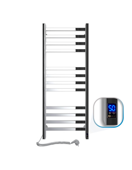 Stainless Steel Electric Towel Rail AVANGARD Sensor 480х1200 left Stainless Steel Electric Towel Rail AVANGARD Sensor 480х1200 left