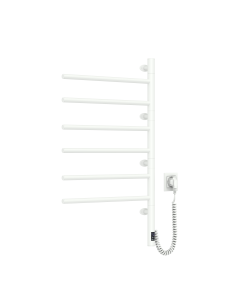 Electric Towel Rail WHITE ARABESQUE Sensor 480х800