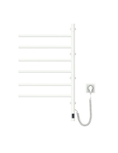 Electric Towel Rail WHITE ARABESQUE Sensor 480х800