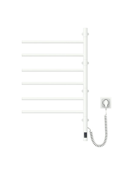 Electric Towel Rail WHITE ARABESQUE Sensor 480х800 Electric Towel Rail WHITE ARABESQUE Sensor 480х800