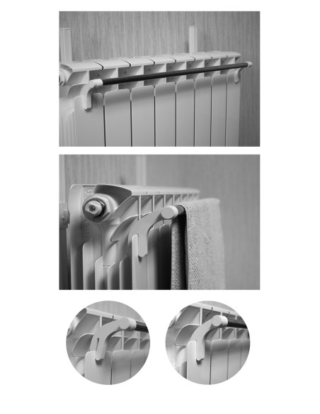 Towel holder for radiator, 580 mm Towel holder for radiator, 580 mm
