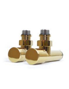 Navin corner faucet 1/2"x1/2", oblong, Gold, 2 pcs.