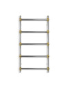 Stainless Steel Heated Towel Rail GOLD BALL RETRO 500x1000