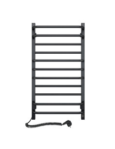 Electric Towel Rail BLACK GRANDIS Sensor 480х800 left