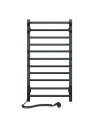 Electric Towel Rail BLACK GRANDIS Sensor 480х800 left
