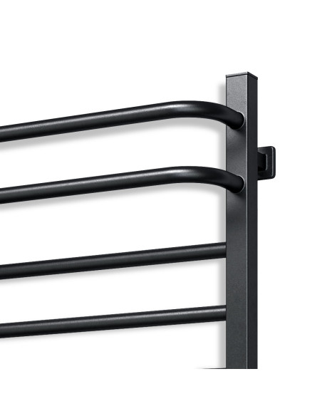 Electric Towel Rail BLACK GRANDIS Sensor 480х800 left