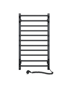Electric Towel Rail BLACK GRANDIS Sensor 480х800 right