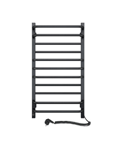 Electric Towel Rail BLACK GRANDIS Sensor 480х800 right