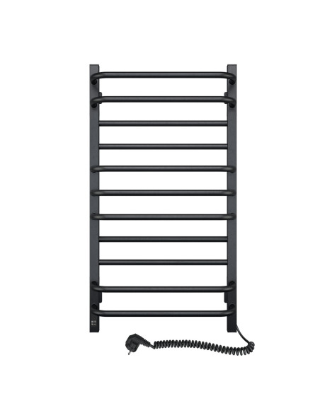 Electric Towel Rail BLACK GRANDIS Sensor 480х800 right