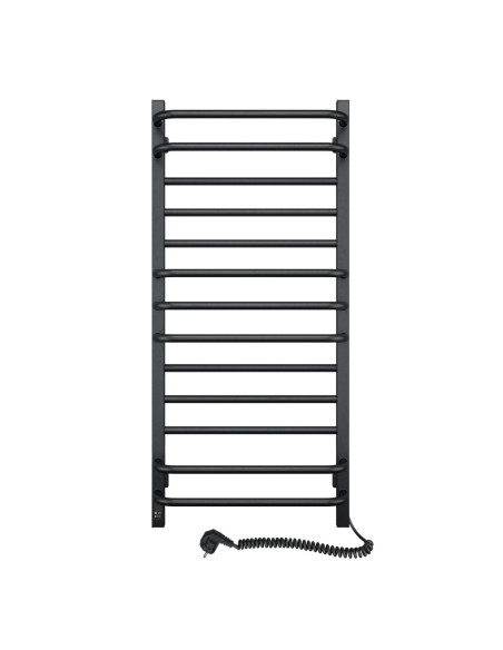 Electric Towel Rail BLACK GRANDIS Sensor 480х1000 right