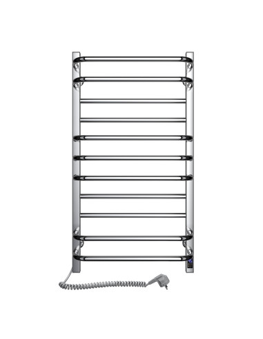 Stainless Steel Electric Towel Rail GRANDIS Sensor 480х800 left