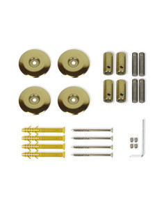 Stainless Steel Heated Towel Rail GOLD AVANGARD 500х800 2