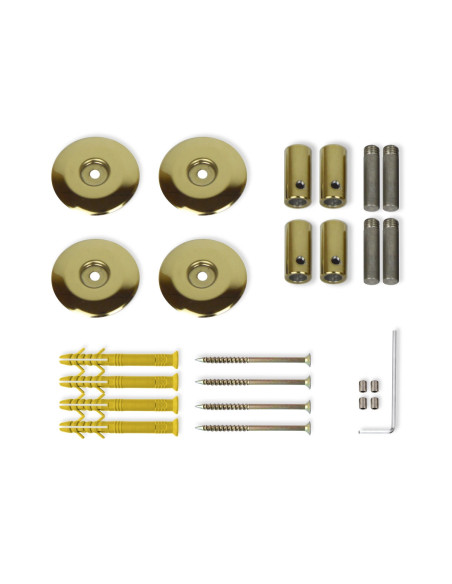 Stainless Steel Heated Towel Rail GOLD AVANGARD 500х800