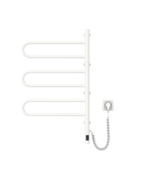 Electric Towel Rail WHITE FOUETTE Sensor 480х800