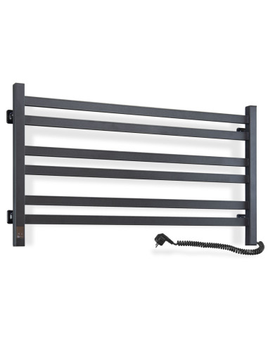 Electric Towel Rail BLACK AVANGARD Sensor 900х500 right