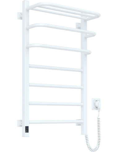 Electric Towel Rail WHITE NAVIN FORTIS 480x800 Right sensor