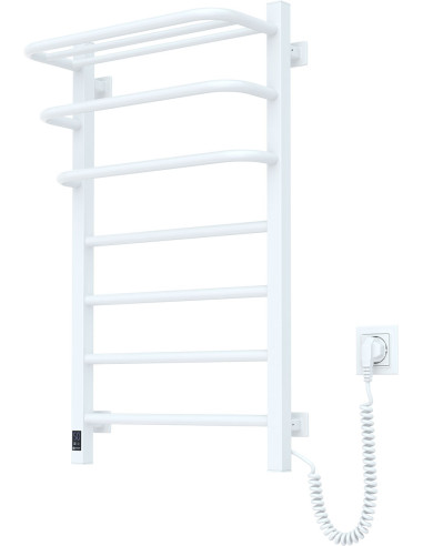 Electric Towel Rail WHITE NAVIN FORTIS 480x800 Right sensor