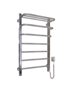 Stainless Steel Electric Towel Rail NAVIN FORTIS 480x800 Sensor right