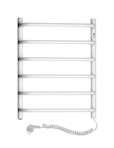 Electric Towel Rail WHITE SYMPHONIA 480x600 right
