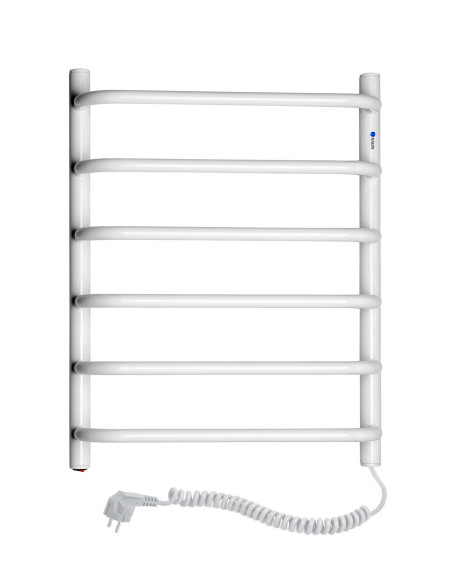 Electric Towel Rail WHITE SYMPHONIA 480x600 right