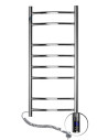 Stainless Steel Electric Towel Rail CAMELLIA Sensor 360x800 left