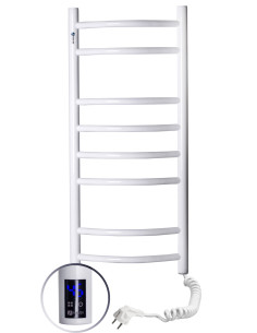 Electric Towel Rail WHITE CAMELLIA Sensor 360x800 right