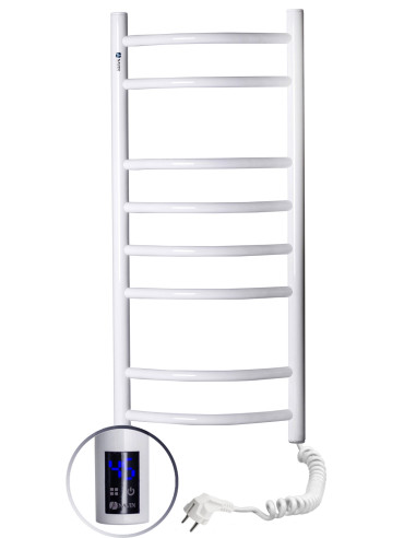 Electric Towel Rail WHITE CAMELLIA Sensor 360x800 right