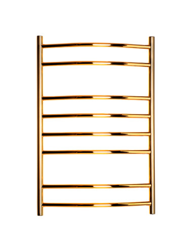 Stainless Steel Heated Towel Rail GOLD CAMELLIA 500х800