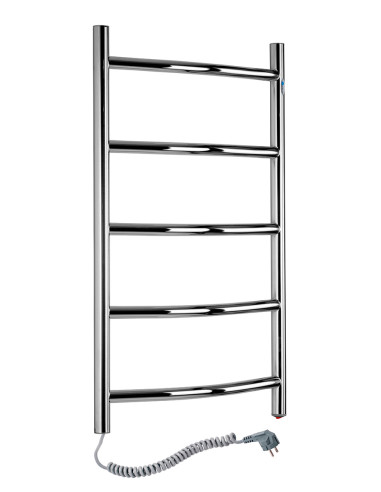 Stainless Steel Electric Towel Rail CAMELLIA PROFI 480х800 left