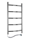 Stainless Steel Electric Towel Rail CAMELLIA PROFI 480х800 left
