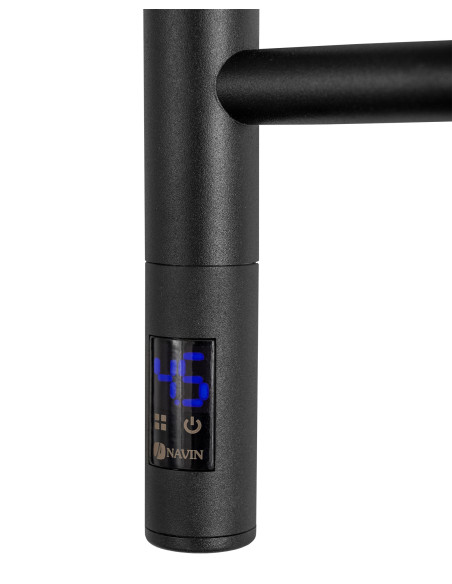 Electric Towel Rail BLACK CAMELLIA Sensor 480х800 right