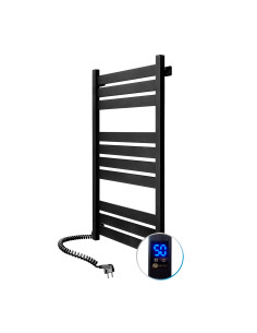 Electric Towel Rail BLACK LARGO Sensor 500х1000 left