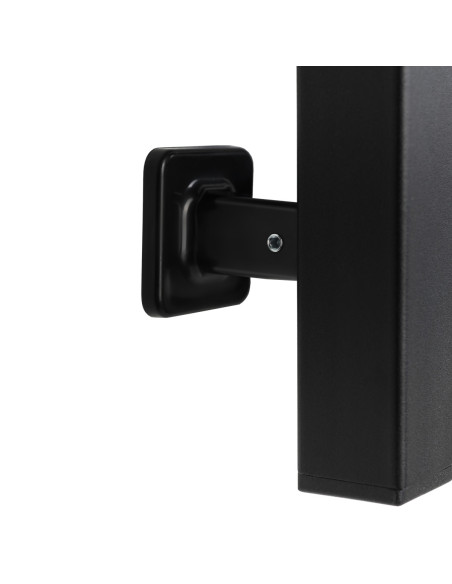 Electric Towel Rail BLACK LARGO Sensor 500х1000 left