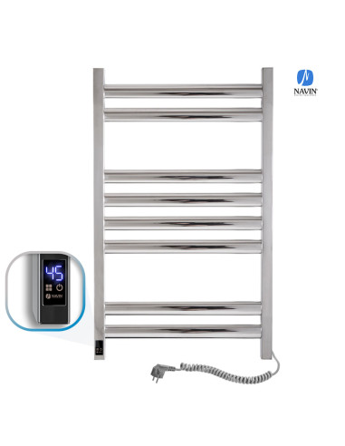 Stainless Steel Electric Towel Rail ELLIPSE Sensor 500х800 right