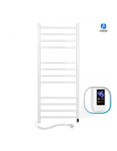 Electric Towel Rail WHITE LOFT Sensor 500x1200 left