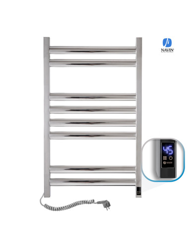 Stainless Steel Electric Towel Rail ELLIPSE Sensor 500x800 left